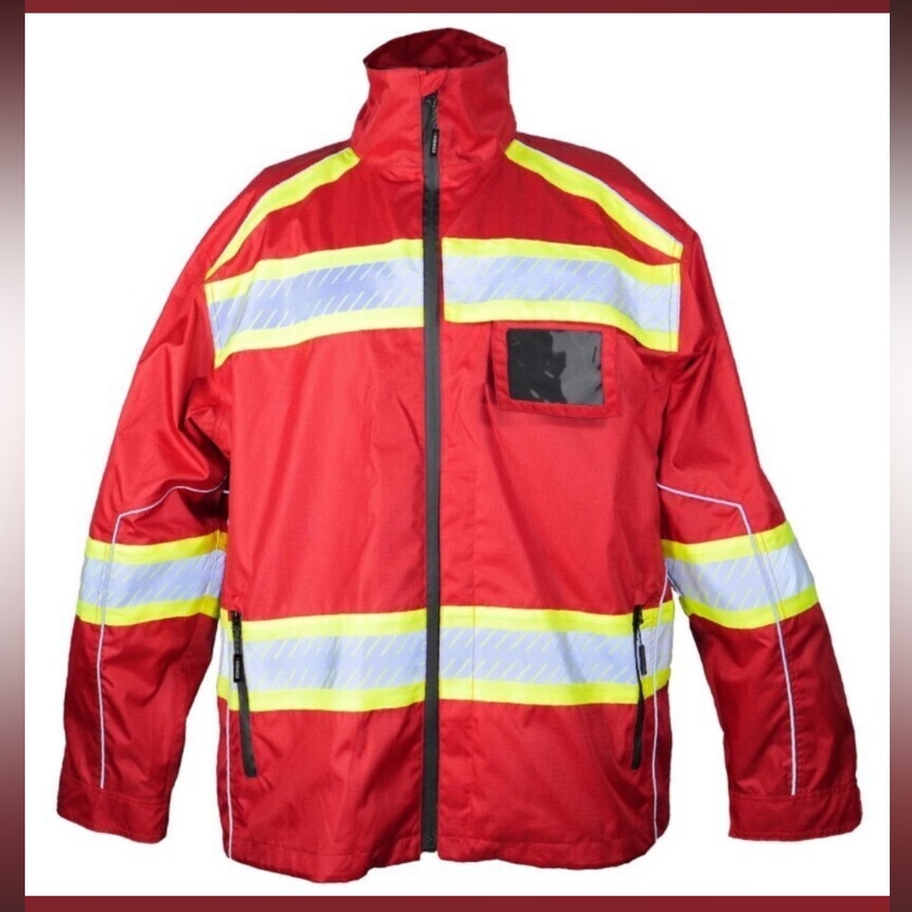 KISHIGO B303 ENHANCED VISIBILITY PREMIUM JACKET - RED NEW WITH TAGS SIZE XL